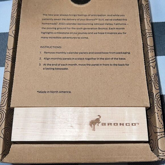 NEW FORD Bronco Promotional 2022 Calendar - Picture 3 of 11